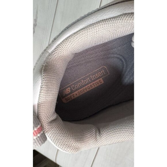 New Balance 608 Women’s Classic Trainer Sneaker White / Pink Sz 9.5 Wide D - Picture 8 of 9